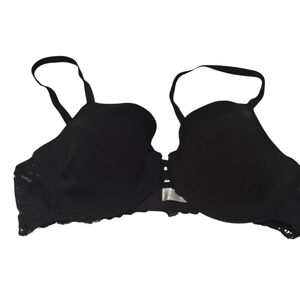 Victoria's Secret Angels Ipex Black Bra Lace Details Full‎ Coverage 36C
